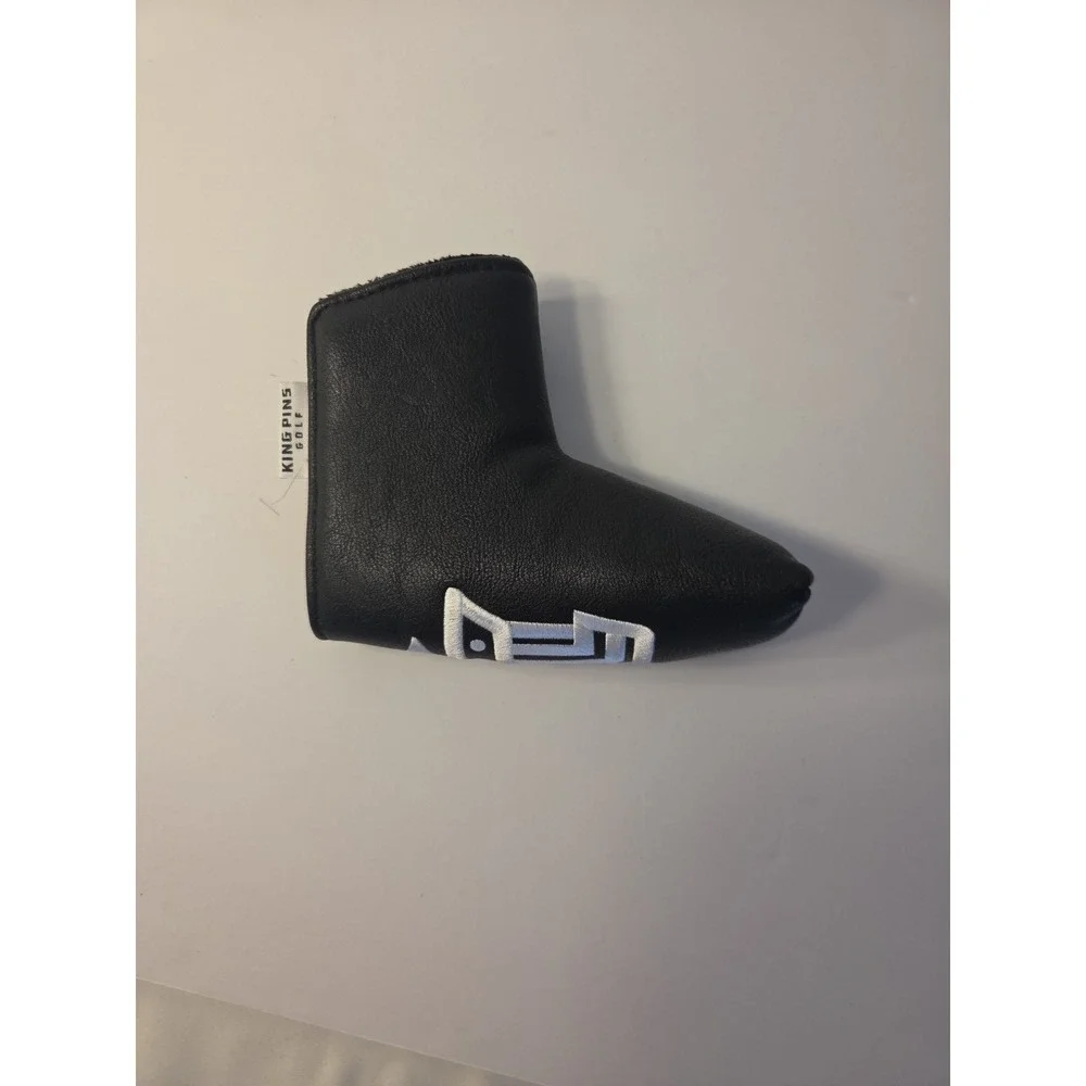 FAUX LEATHER PUTTER BLADE COVER KING PINS NEW